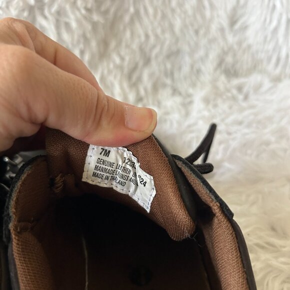 Timberland Black Low Cut Boots Womens 7 Leather Weather Resistant - Picture 3 of 6